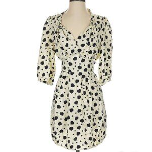 marc jacobs silk dress with heart prints